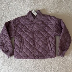 Gap kids purple Quilted Jacket NEW